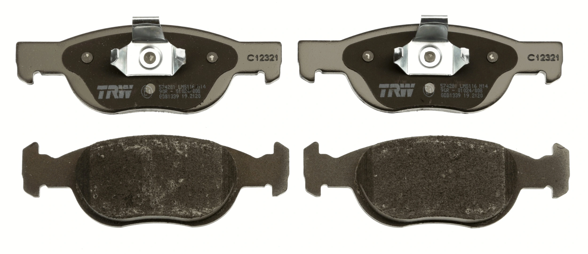 Brake Pad Set, disc brake COTEC GDB1339