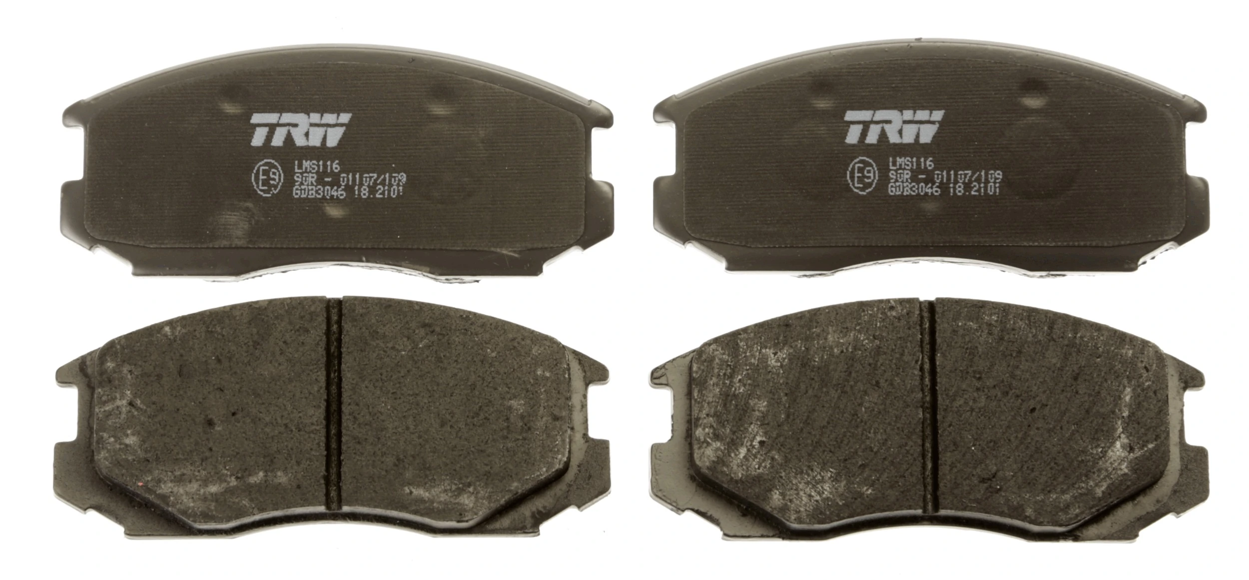 Brake Pad Set, disc brake COTEC GDB3046