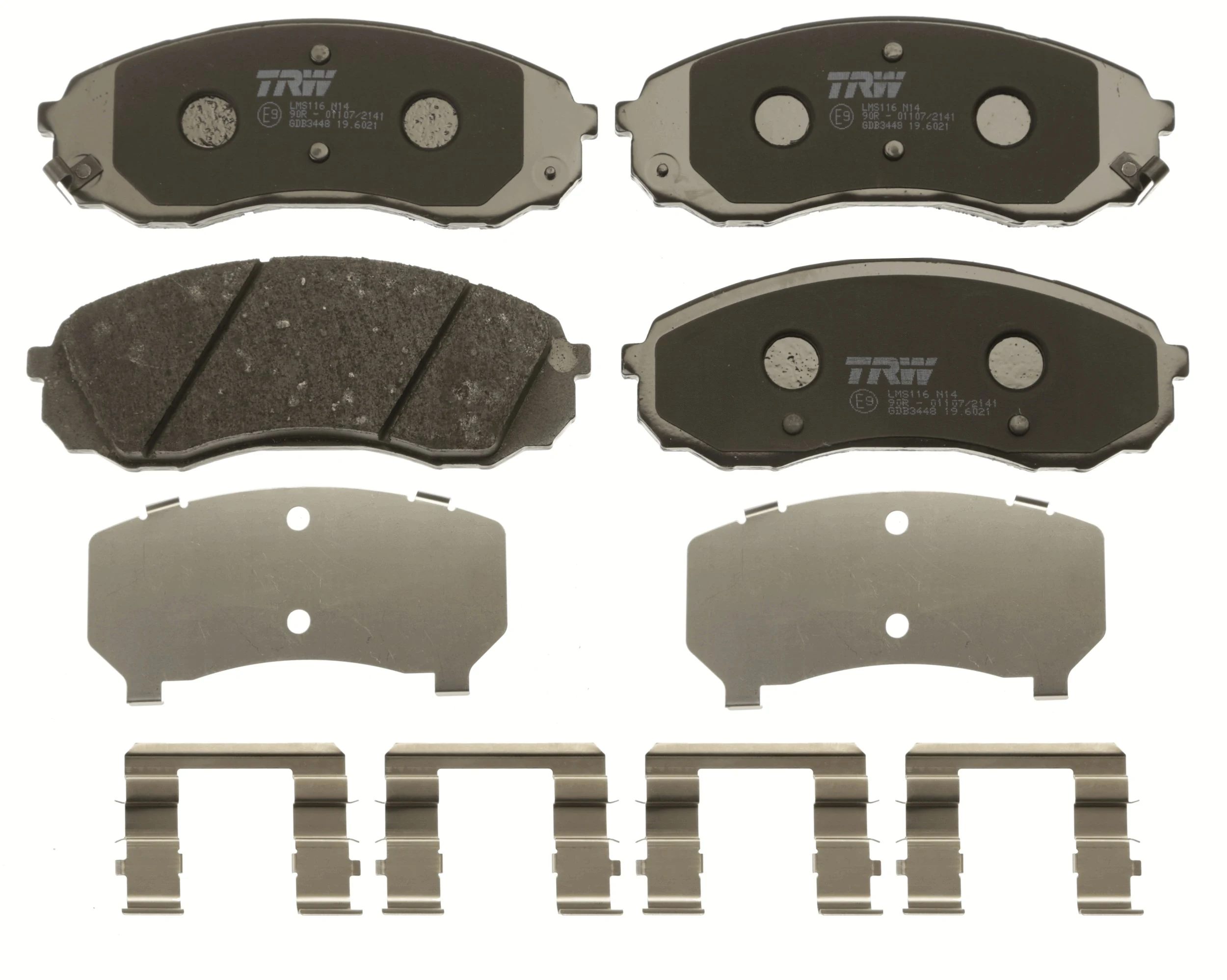 Brake Pad Set, disc brake COTEC GDB3448