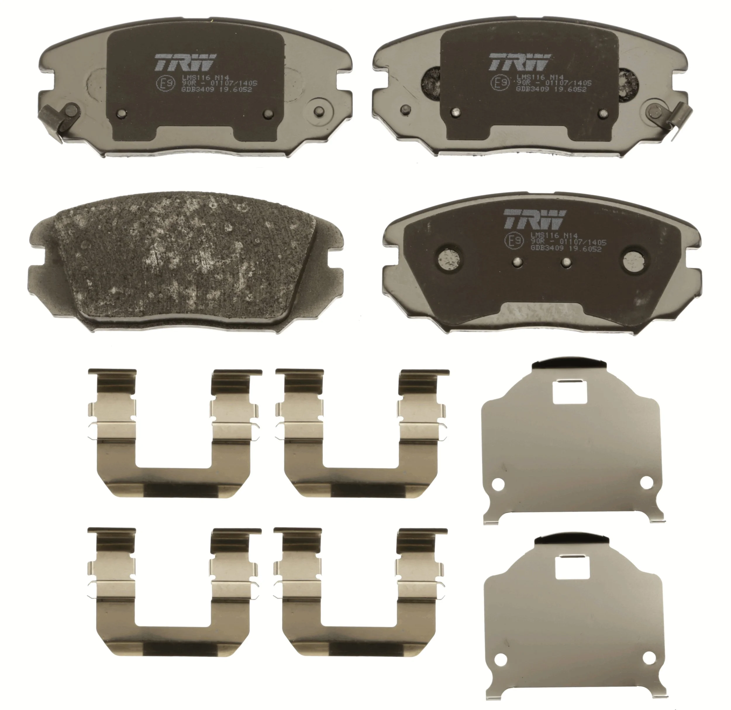 Brake Pad Set, disc brake COTEC GDB3409