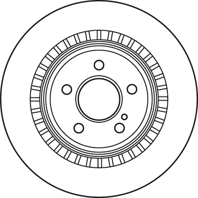 Brake Disc TRW SINGLE DF4916S