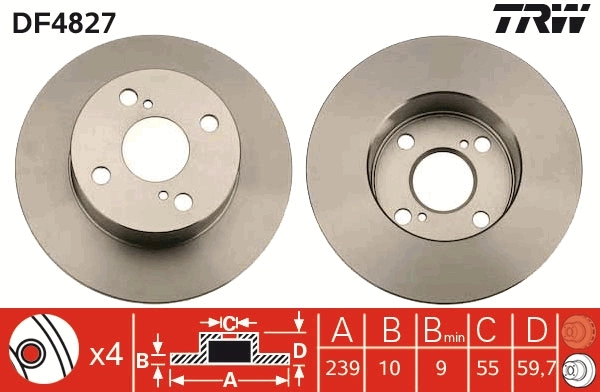 Brake Disc DF4827