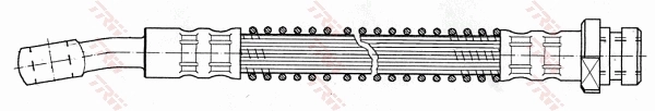 TRW PHD611 Brake Hose
