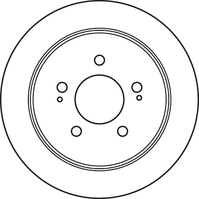 TRW DF4986S Brake Disc