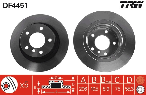 Brake Disc DF4451