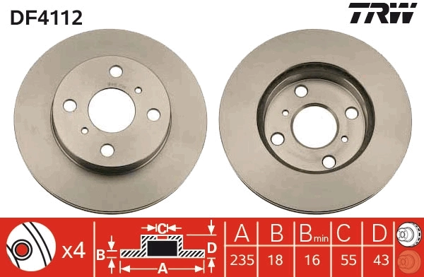 Brake Disc DF4112