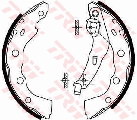 Brake Shoe Set GS8665
