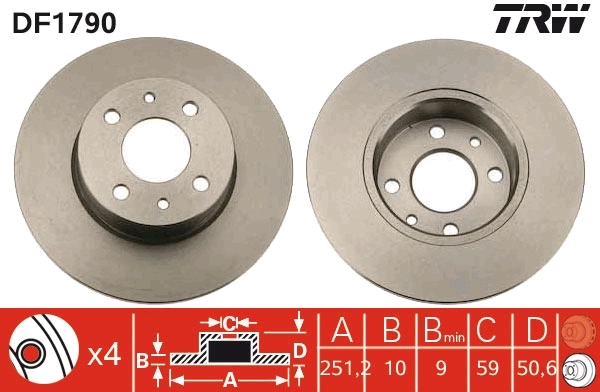 Brake Disc DF1790