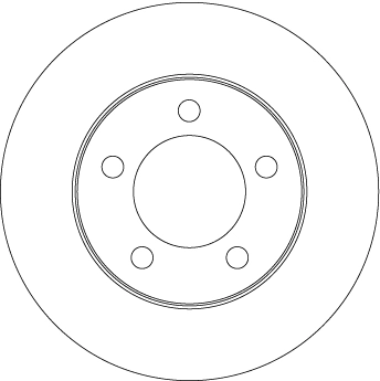 Brake Disc TRW SINGLE DF2816S
