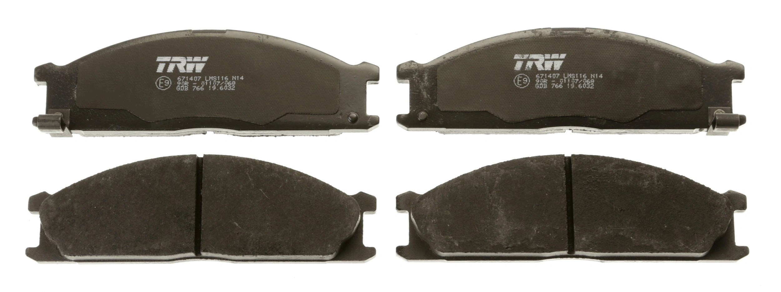 Brake Pad Set, disc brake COTEC GDB766