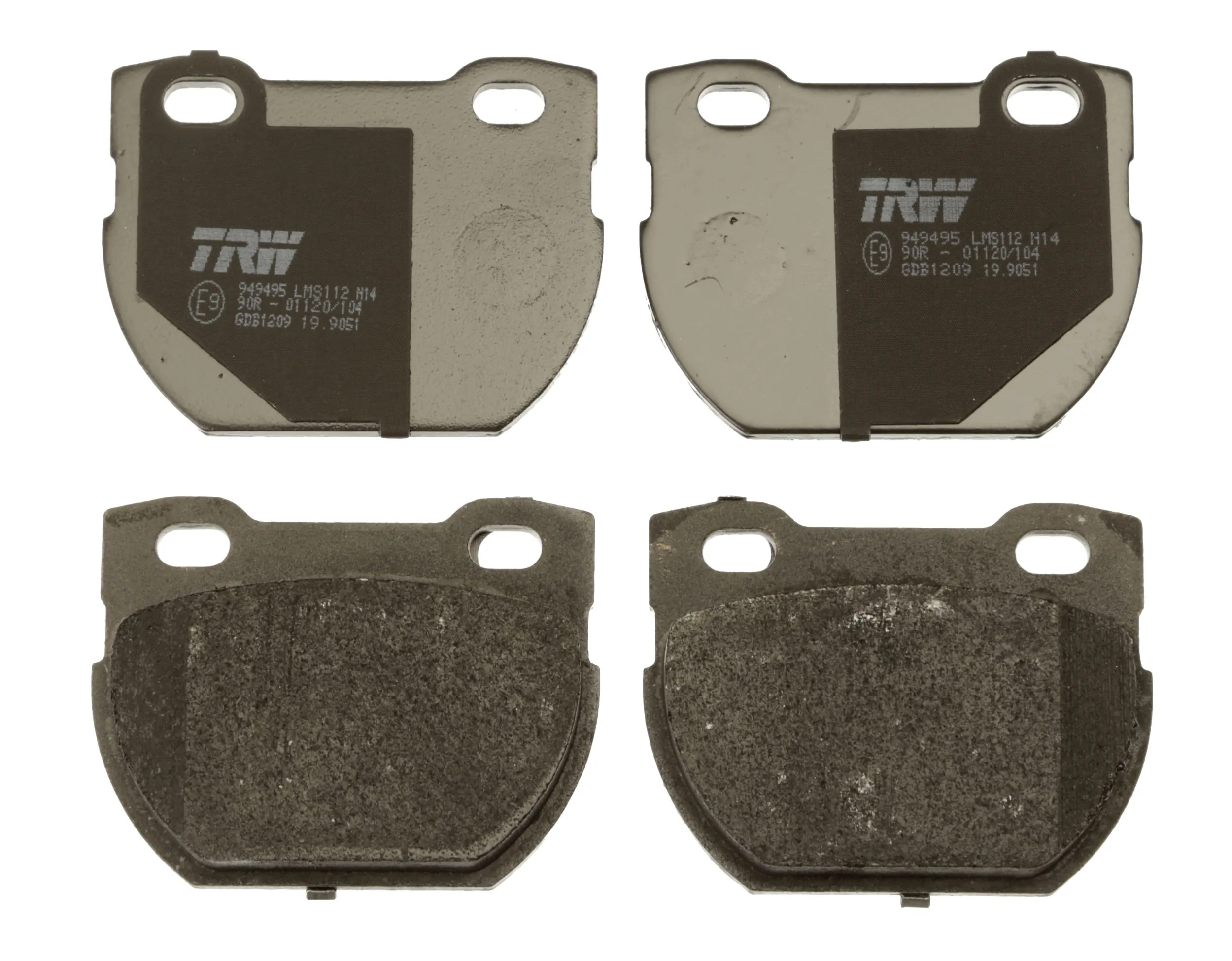 Brake Pad Set, disc brake COTEC GDB1209