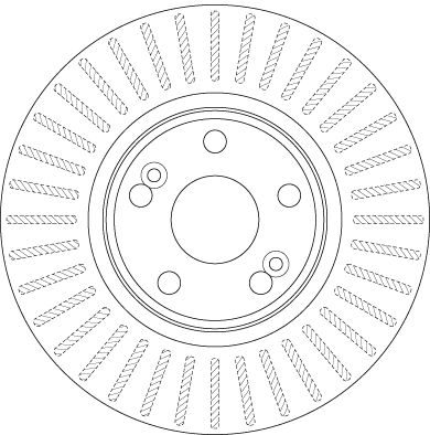 Brake Disc TRW SINGLE DF6233S