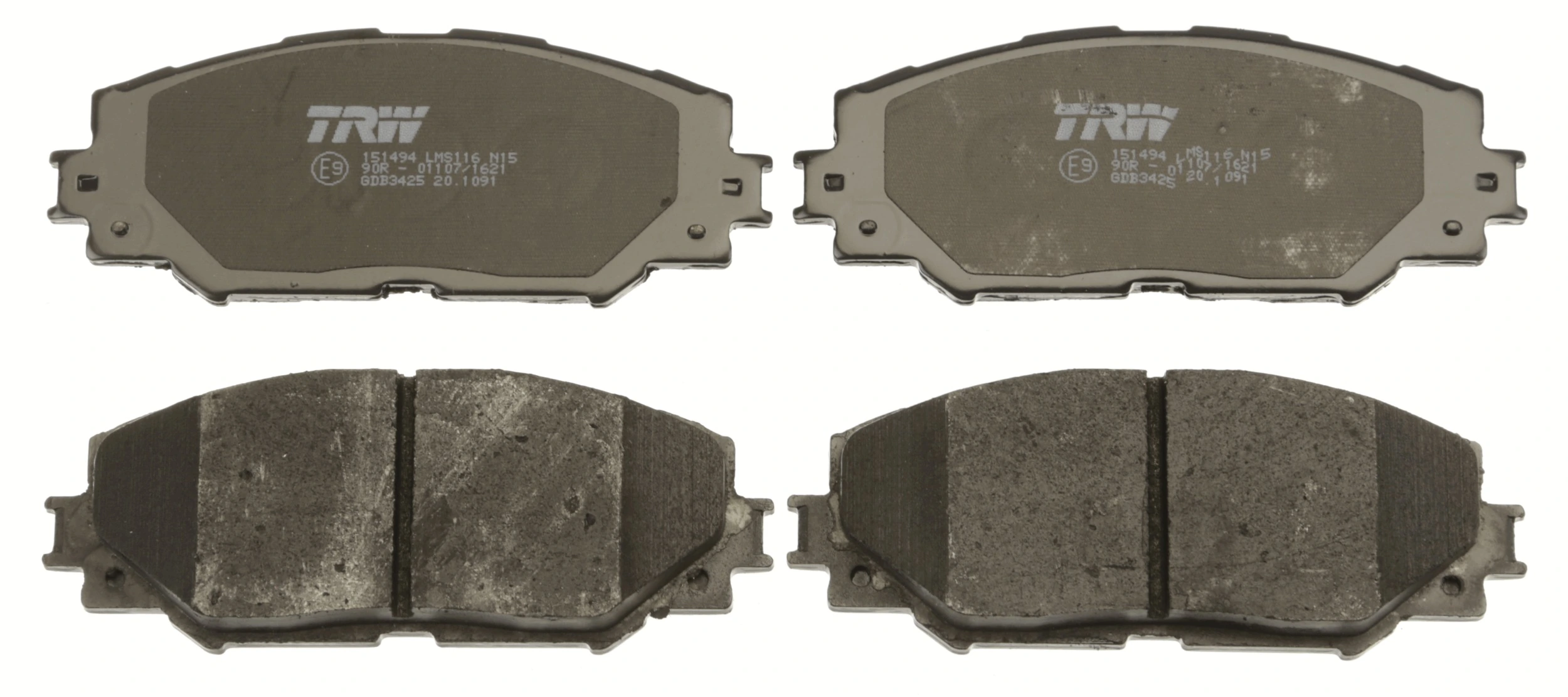 Brake Pad Set, disc brake COTEC GDB3425