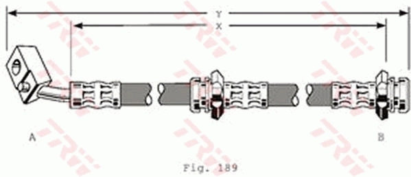 TRW PHD133 Brake Hose