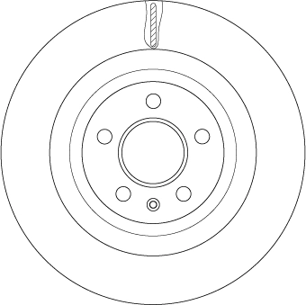 Brake Disc TRW SINGLE DF4860S