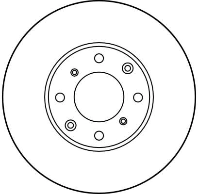 TRW DF1807 Brake Disc