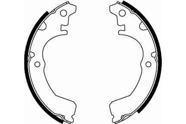 TRW GS8220 Brake Shoe Set
