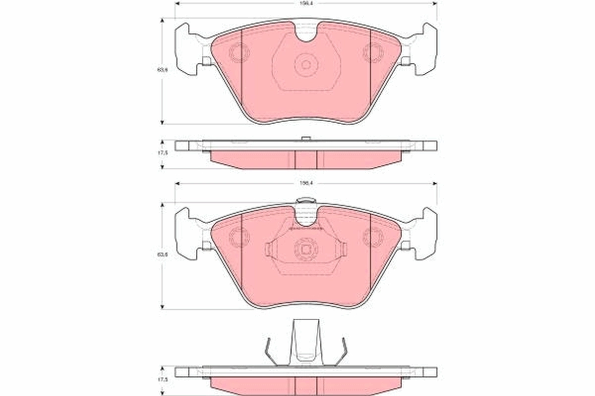 Brake Pad Set, disc brake GDB1619