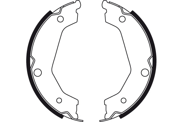 Brake Shoe Set, parking brake GS8722