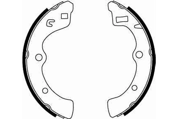 TRW GS8194 Brake Shoe Set