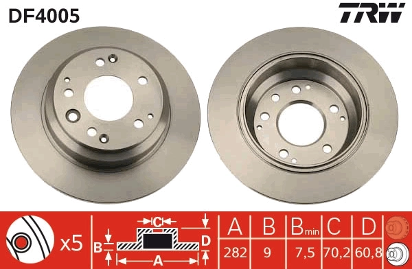 Brake Disc DF4005