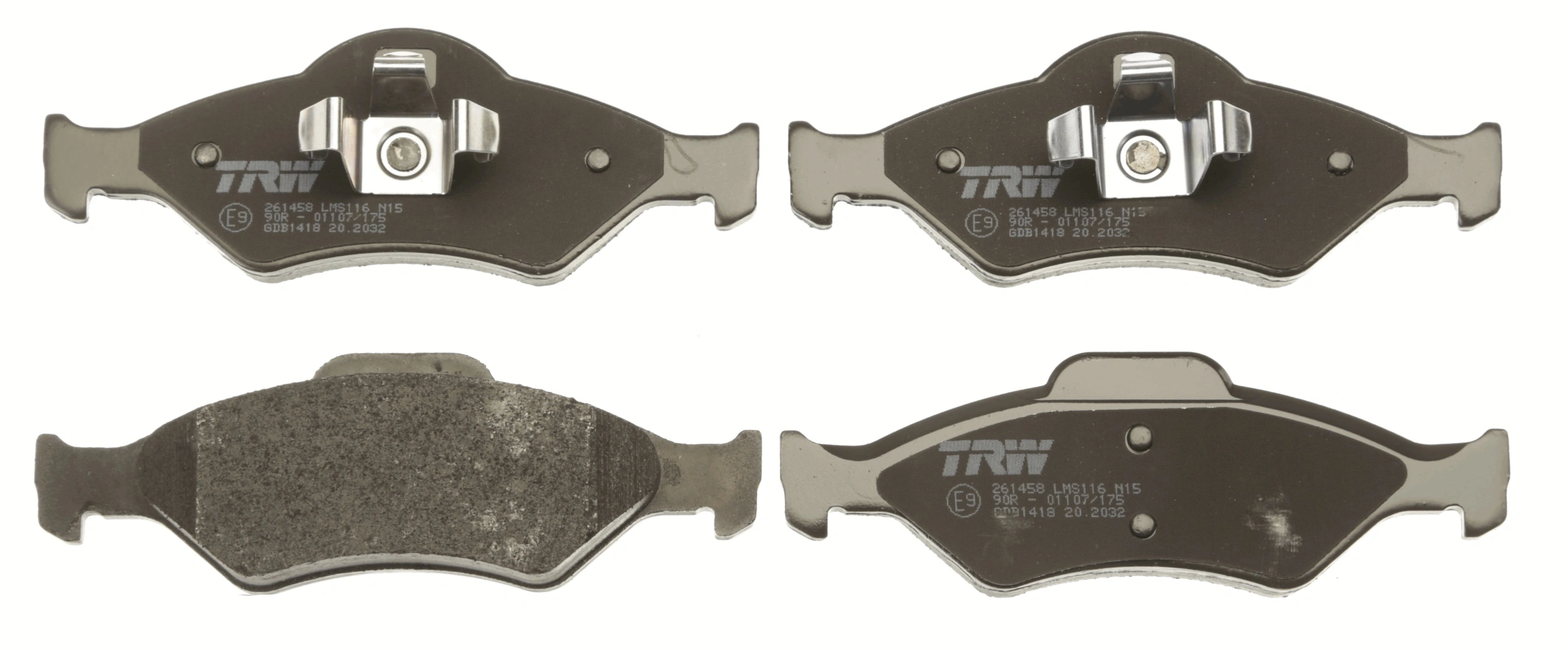 Brake Pad Set, disc brake COTEC GDB1418