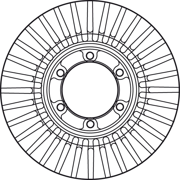 Brake Disc DF6007