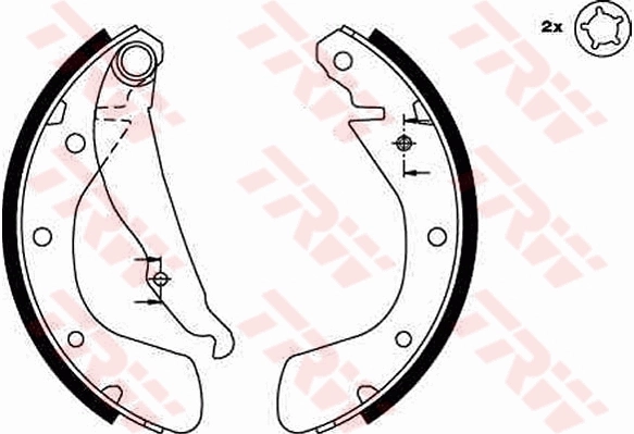 Brake Shoe Set GS8542