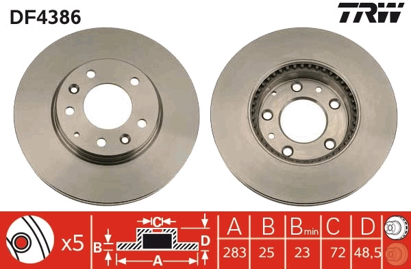 Brake Disc DF4386