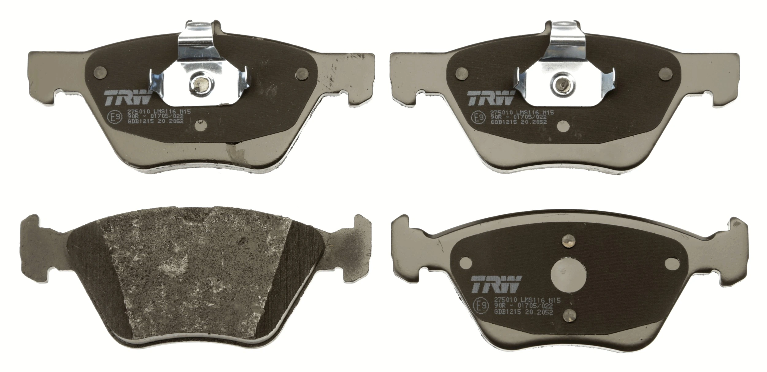 Brake Pad Set, disc brake COTEC GDB1215