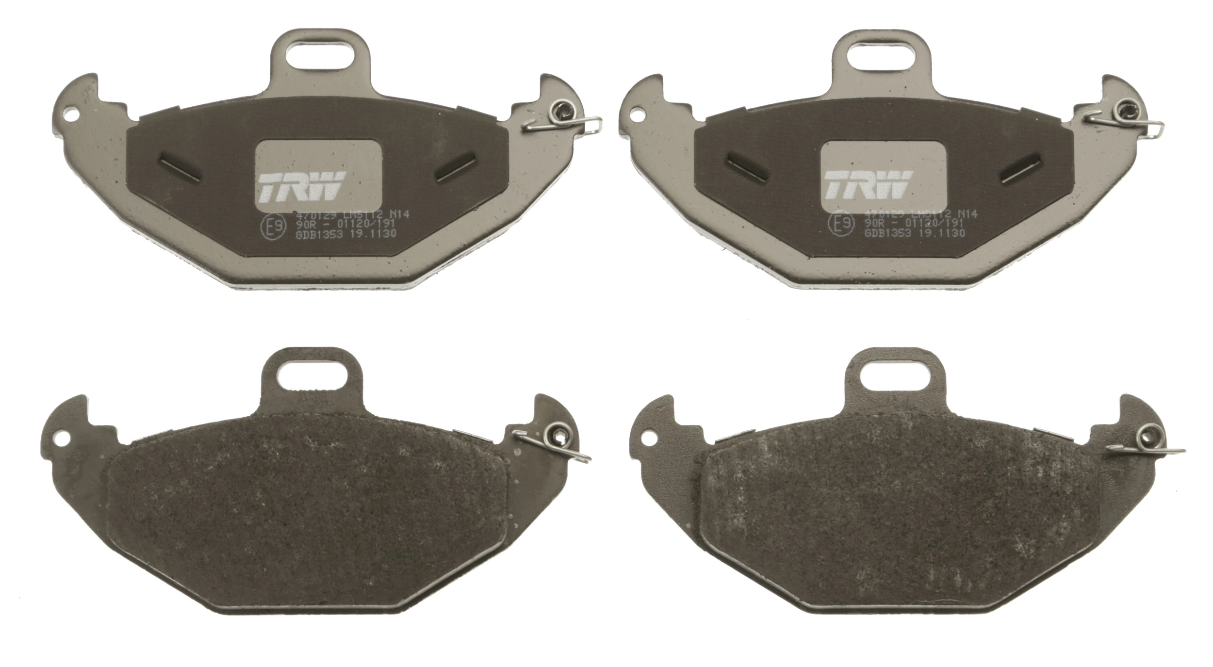 Brake Pad Set, disc brake COTEC GDB1353