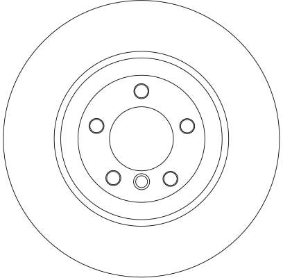Brake Disc TRW SINGLE DF4389S