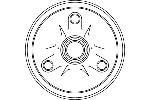 TRW DB4122 Brake Drum