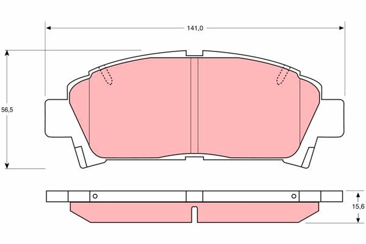 Brake Pad Set, disc brake GDB1145