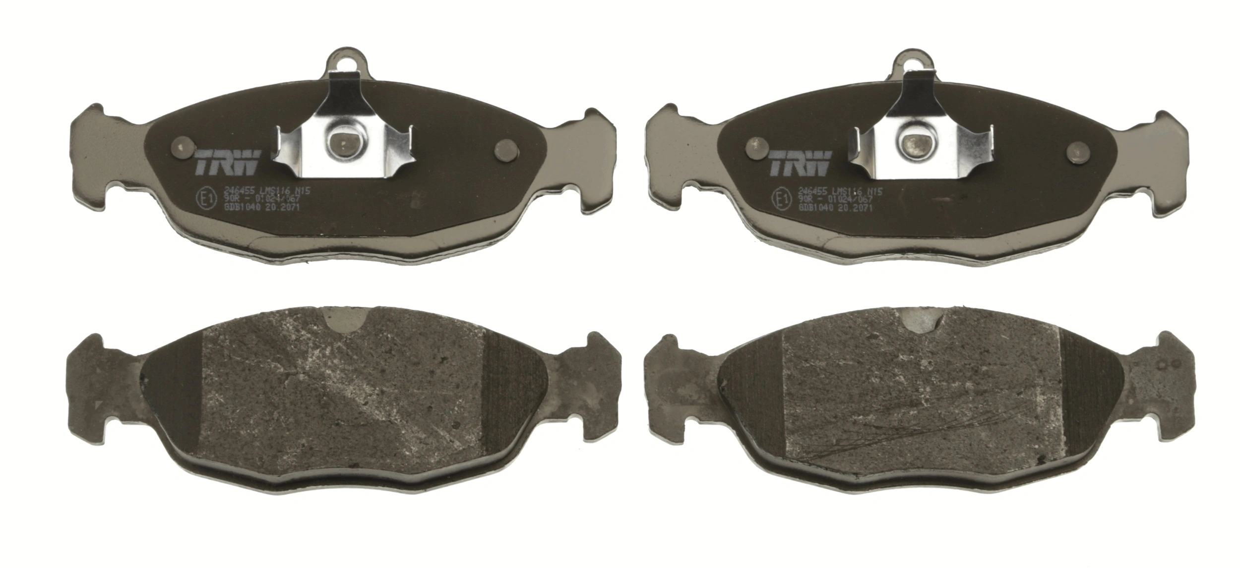 Set bantalan rem, rem cakram COTEC GDB1040