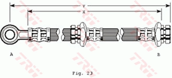 TRW PHD114 Brake Hose