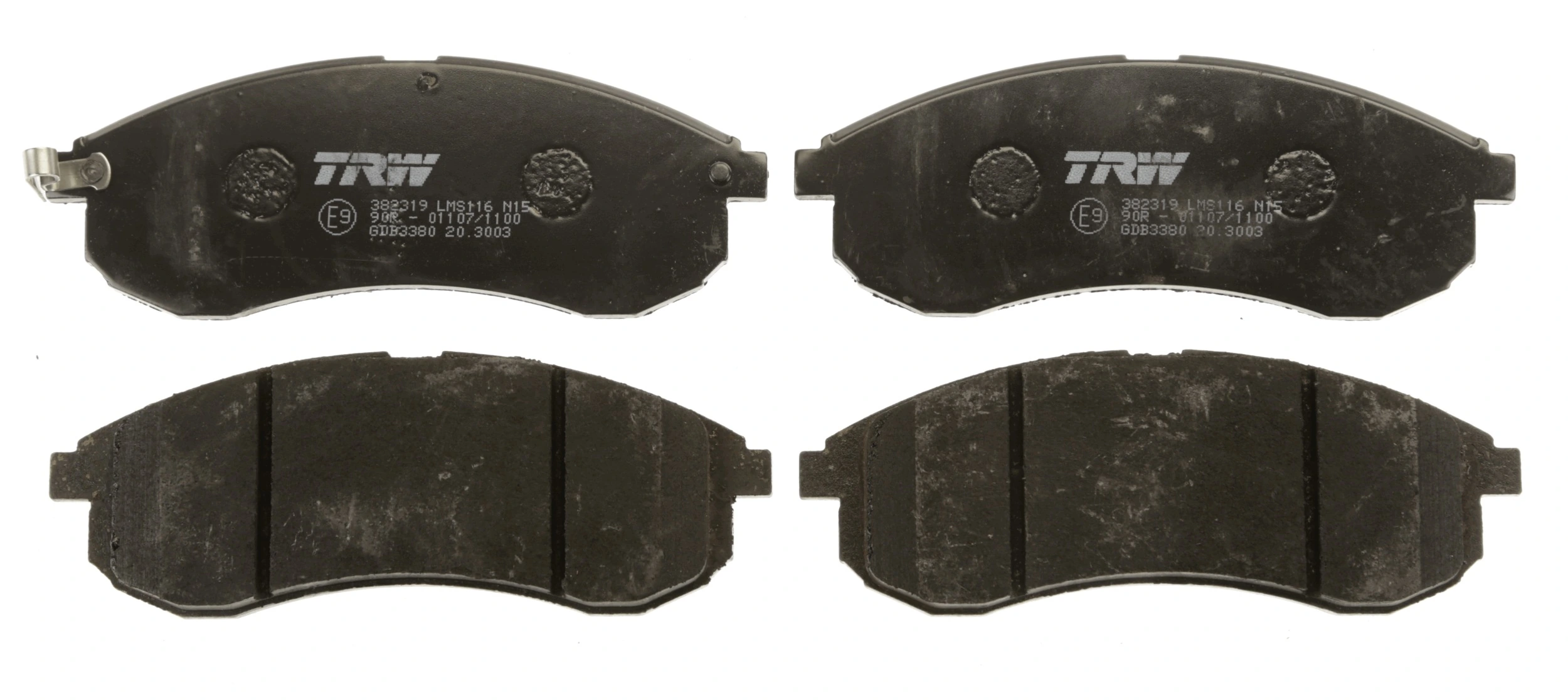 Brake Pad Set, disc brake COTEC GDB3380