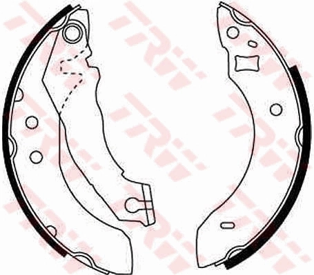 TRW GS6151 Brake Shoe Set
