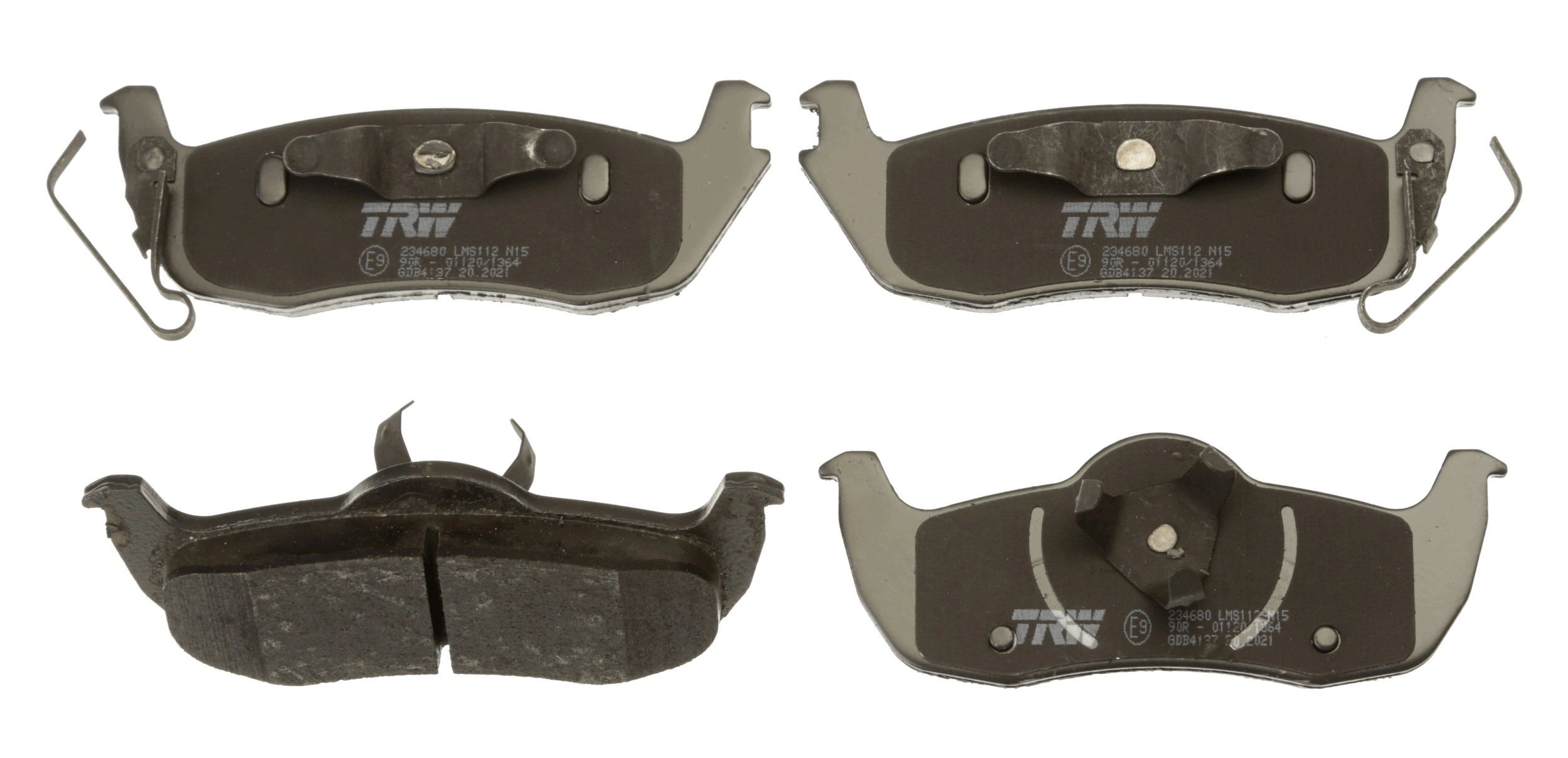 Brake Pad Set, disc brake COTEC GDB4137