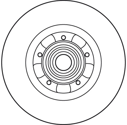 Brake Disc TRW SINGLE DF6043BS