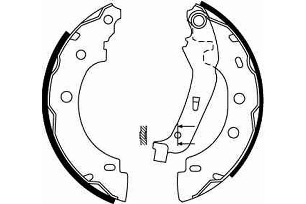 Brake Shoe Set GS8650