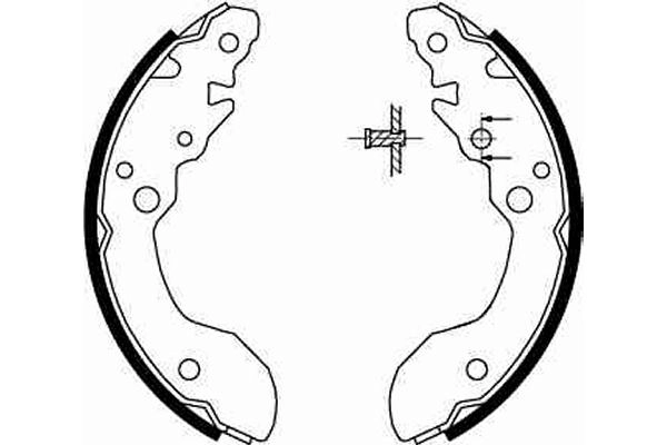 Brake Shoe Set GS8671