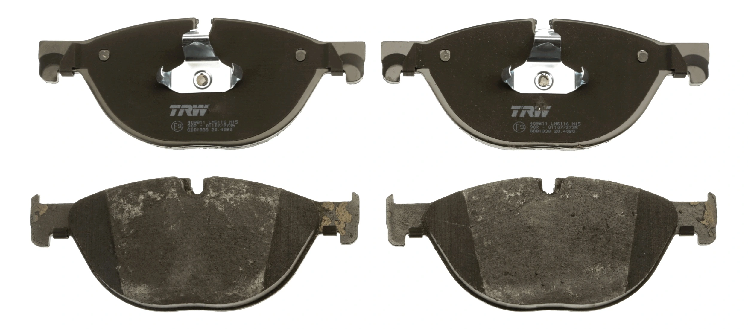 Brake Pad Set, disc brake COTEC GDB1838