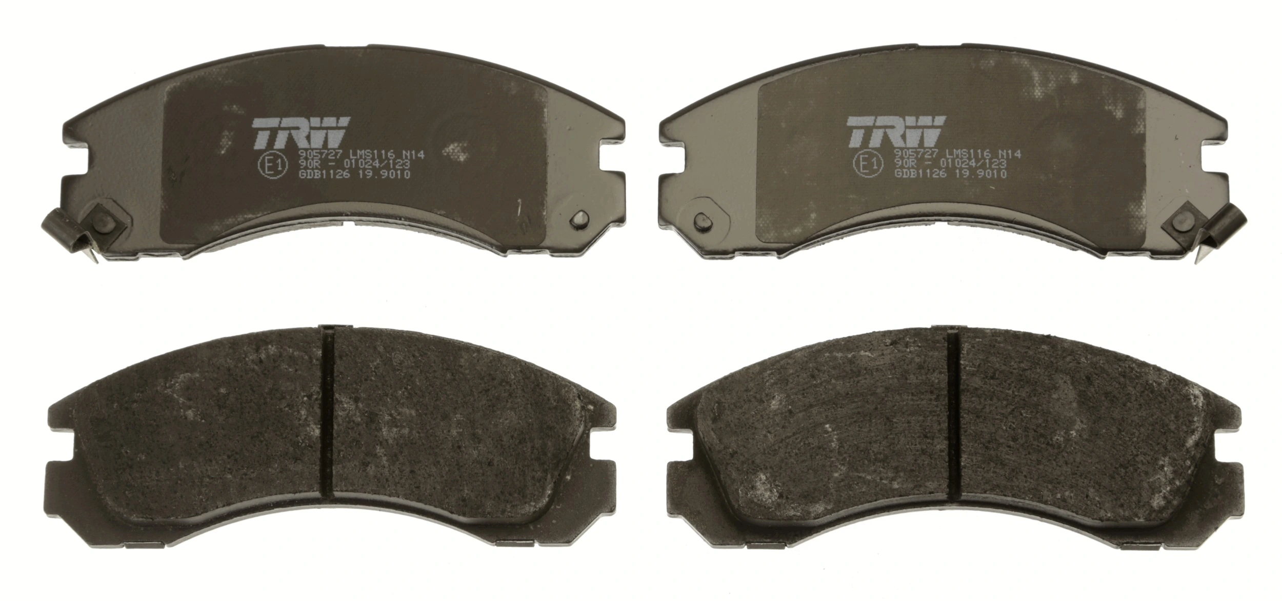Brake Pad Set, disc brake COTEC GDB1126