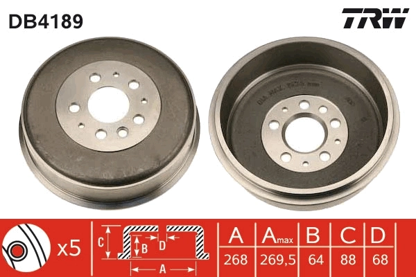 Brake Drum DB4189