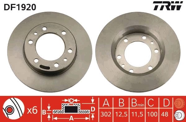 Brake Disc DF1920