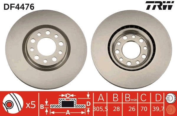 Brake Disc DF4476