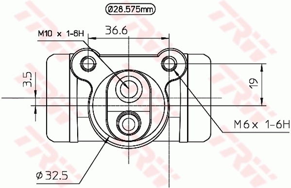 Wheel Brake Cylinder BWN158