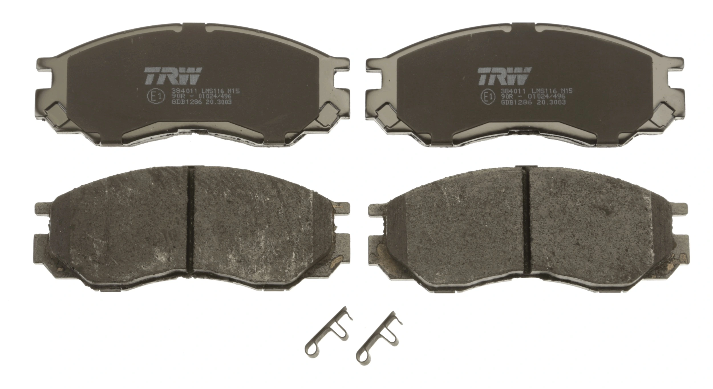 Brake Pad Set, disc brake COTEC GDB1286