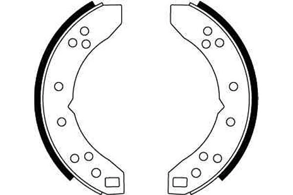 TRW GS6017 Brake Shoe Set